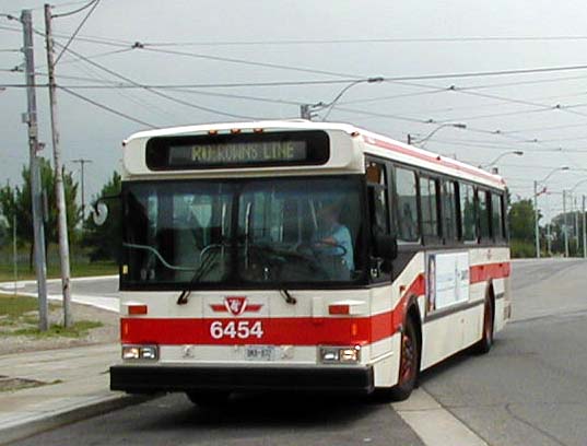 Toronto Transit Commission New Flyer D40HF 6454